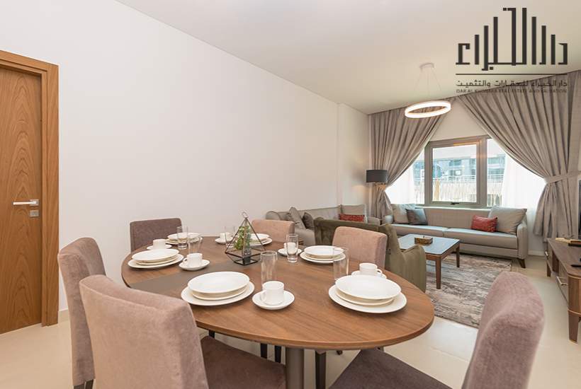 شقة بغرفة نوم واحدة مفروشة بالكامل للإيجار